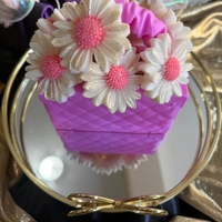 3D чанта аранжирана със сапунени цветя