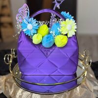 подарък за 8 март 👜 3D принтирани чанти, пълни с ръчно направени цветя