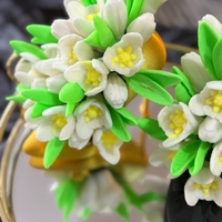 Букет „Кокичета“ от глицеринов сапун