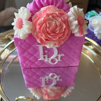 3D чанта аранжирана със сапунени цветя