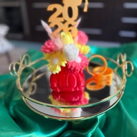 3D количка аранжирана със сапунени цветя идеален подарък за всеки повод