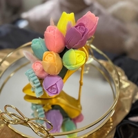 букет за 8 март от сапун като малки шедьоври!