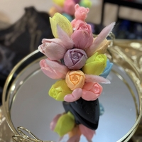 букет за 8 март от сапун като малки шедьоври!