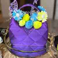 подарък за 8 март 👜 3D принтирани чанти, пълни с ръчно направени цветя