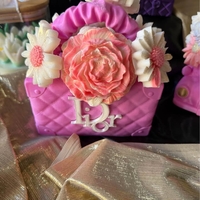 3D чанта аранжирана със сапунени цветя