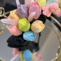 букет за 8 март от сапун като малки шедьоври!