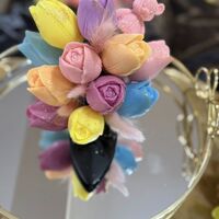 букет за 8 март от сапун като малки шедьоври!