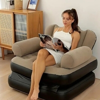 Надуваем фотьойл 5 в 1 SuperSofa - Пет вида комфорт в едно удобно решение