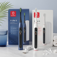 Електрическа четка за зъби Oclean X Lite 20 Set, 1бp накрайник, 5 режима, Калъф
