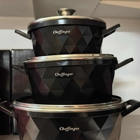 Комплект от 6 броя висококачествени съдове за готвене Cheffinger