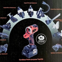 Акумулаторен мултифункционален комплект 20V безчетков 11 в 1 KRAFTWELLE KW-12390