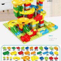 Голям комплект конструктор с 165 части