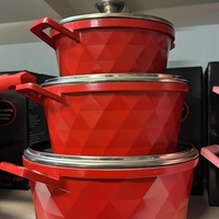 Комплект от 6 броя висококачествени съдове за готвене Cheffinger