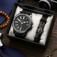 Спортен мъжки часовник Geduo и гривна в луксозна кутия