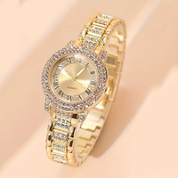 Бляскав дамски комплект часовник и гривна – съчетава елегантност и практичност