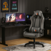 Ергономичен геймърски офис стол с лумбална и шийна опора – комфорт за игра и работа без умора