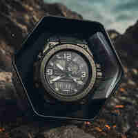 Спортен аналогово-дигитален мъжки часовник с подсветка, аларма и водоустойчив корпус