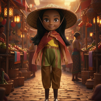 Кукла Рая със шапка и музика – Коледен подарък, който носи радост и магия