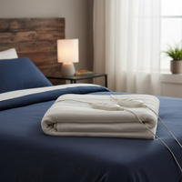 Електрическо двойно одеяло Rosberg RS8510AD – 160×140 см, 2×60W, LED индикатор