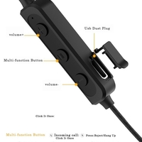 Слушалки KLGO HK-30BL с bluetooth лента
