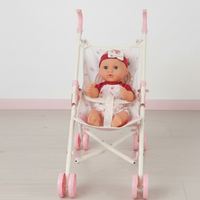 Комплект от 16 части с бебе, количка и аксесоари