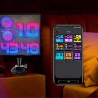 Интелигентен LED екран 32×32 за заден прозорец на автомобил – Модел Pixel RGB с Bluetooth управление