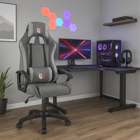 Ергономичен геймърски офис стол с лумбална и шийна опора – комфорт за игра и работа без умора