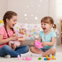 Реалистична кукла бебе Little Mommy с аксесоари - 39см