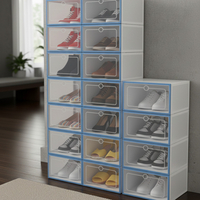 12 x  кутии за съхранение SHOEZY – повече ред, повече място, нулев хаос