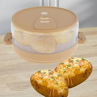 Функционален уред за приготвяне на вкусни картофи и други в микровълнова печка