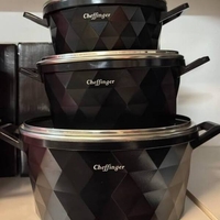 Висококачествен комплект касероли Cheffinger – елегантност, здравина и удобство в кухнята