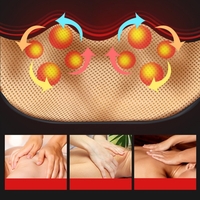 Шиацу 4D масажор за врат, гръб, плешки и рамене с функция затопляне