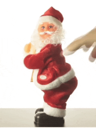 Танцуващ Дядо Коледа с музика и светлини – празнично настроение у дома