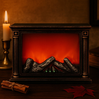 LED камина с ефект на тлеещи въглени – безопасна и стилна атмосфера у дома