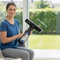 Прахосмукачка за прозорци OSSTOOLS 3 в 1 – Безжично почистване без капки и мокри следи