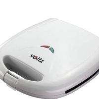 Уред за сладки орехчета Voltz, 1200W, За 24 сладки, Незалепващи плочи, Бял