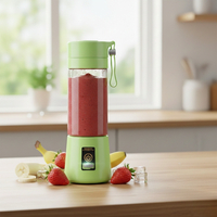 Преносим туристически USB блендер 380 мл – безжичен мини уред за смути и шейкове