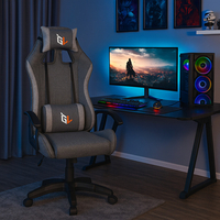 Ергономичен геймърски офис стол с лумбална и шийна опора – комфорт за игра и работа без умора