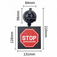 Интелигентен LED екран 32×32 за заден прозорец на автомобил – Модел Pixel RGB с Bluetooth управление