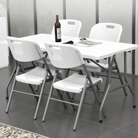 Комплект 4 броя сгъваеми кетъринг столове за градина и събития - удобни и издръжливи