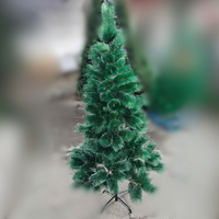 Заснежена елха с метална стойка