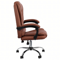 Ергономичен офис стол с лумбална опора от еко кожа – комфорт за дълги часове без болки