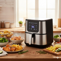 Еър фрайър Scheffler LQ-5001BS – 5.5L здравословно готвене с до 80% по-малко мазнина