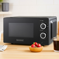 Микровълнова фурна Royalty Line RL-MWO-3818 BLACK - 20L, 700W