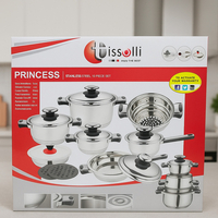 Комплект съдове за готвене Tissolli 16 Pc Princess