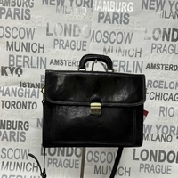 мъжка чанта за документи от естествена кожа