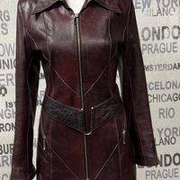 дамско  палто от естествена кожа