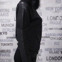 дамска жилетка с качулка