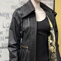 дамско  яке от естествена кожа