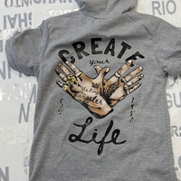 мъжка тениска с качулка